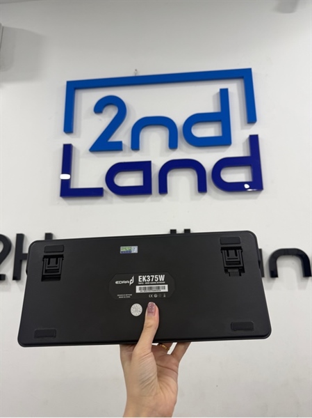 Bàn phím Edra EK375W triple mode gaming keyboard - 3 mode - Màu đen xanh - Ngoại hình 98% - Kèm receiver 2