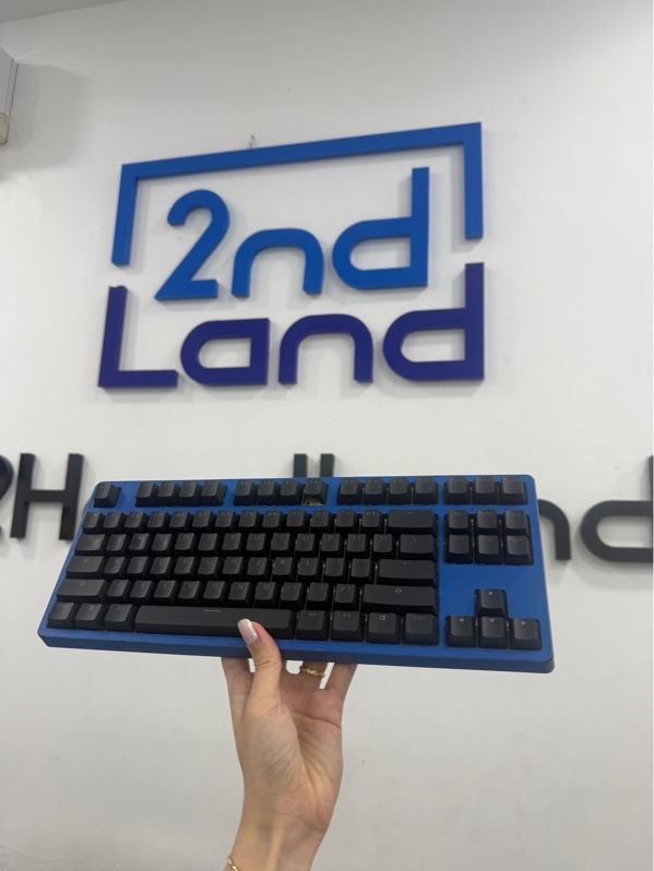 Bàn phím Edra EK387RGB - 1 mode - Màu xanh - Ngoại hình 97% - trầy xước nhiều , bể nút F8 - Body