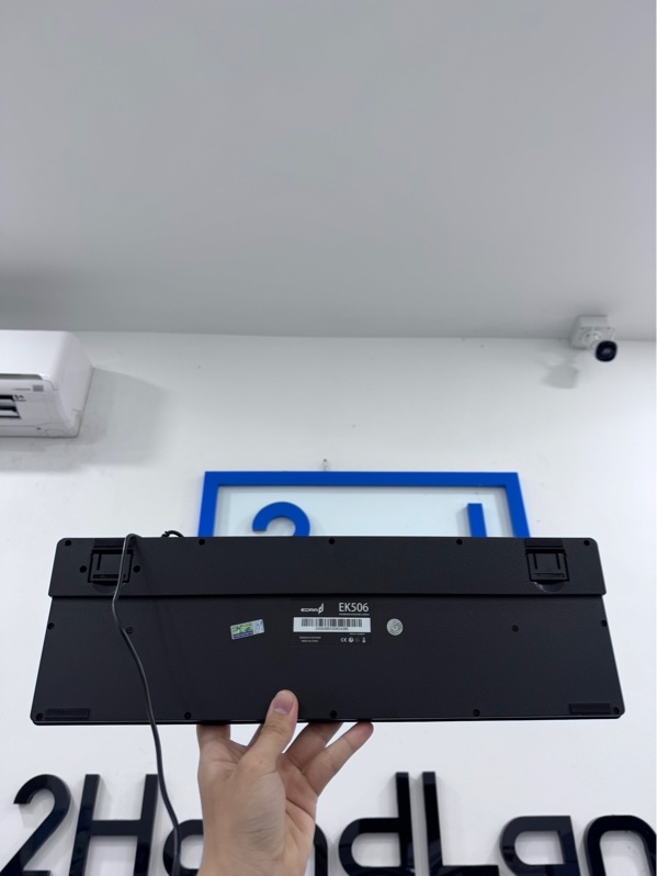 Bàn phím Edra EK506 - 1 mode dây - Màu đen - Ngoại hình 97,5% - Phím ố - Kèm box