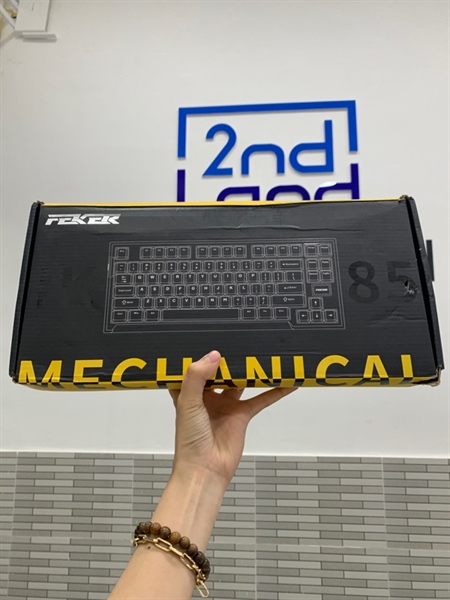 Bàn phím Feker IK85 Plus - 3 mode - Màu trắng - Ngoại hình: 98% - Fullbox 3