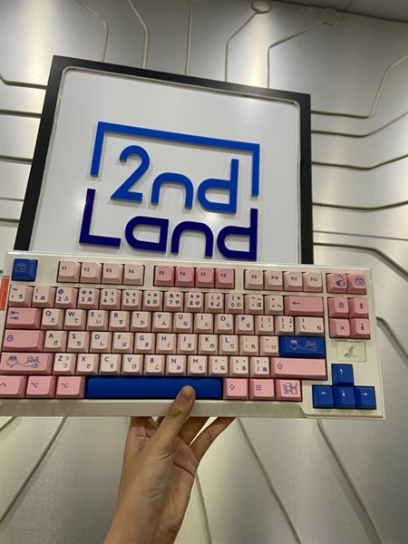 Bàn phím Feker LK85 - 3 Mode - Màu trắng - Ngoại hình: 97% - Không kết nối được Bluetooth, đã thay keycap, Switch - Kèm Receiver