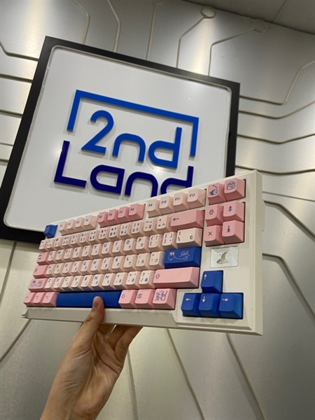 Bàn phím Feker LK85 - 3 Mode - Màu trắng - Ngoại hình: 97% - Không kết nối được Bluetooth, đã thay keycap, Switch - Kèm Receiver 1