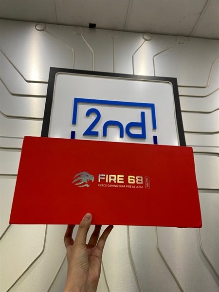 Bàn phím Fire 68 Ultra - Màu trắng - Ngoại hình: 97% - FullBox