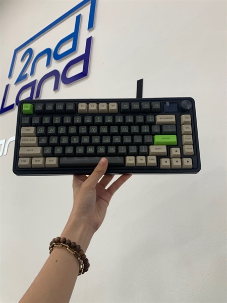 Bàn phím FL-ESports CMK75 - 3 mode: 2.4G + bluetooth + dây - Màu đen - Ngoại hình: 97% - Body