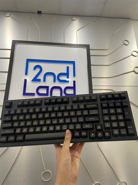 Bàn phím FL- Esports FL980 - 3 Mode - Màu xám - Ngoại hình: 98% - Thiếu recever - Kèm dây