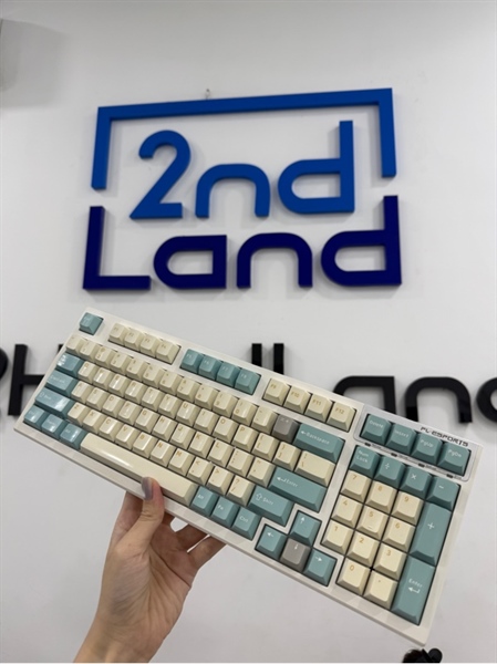 Bàn phím FL Esports FL980 - còn 2 mode - Màu trắng - Ngoại hình 98% - mất receiver - Kèm dây usb-c 1