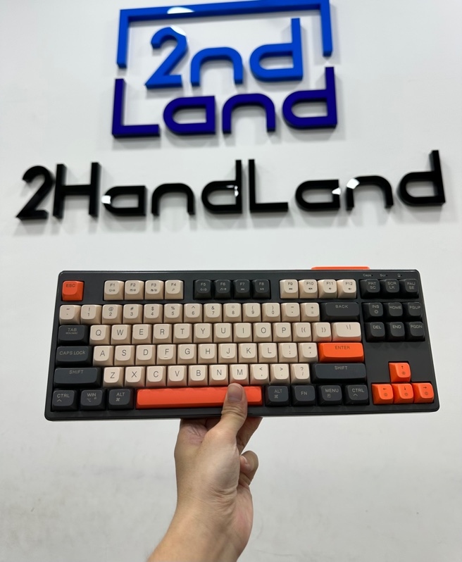 Bàn phím Freewolf M87 - 2 mode : Bluetooth + Receiver - Màu xám - Ngoại hình 98% - Kèm receiver