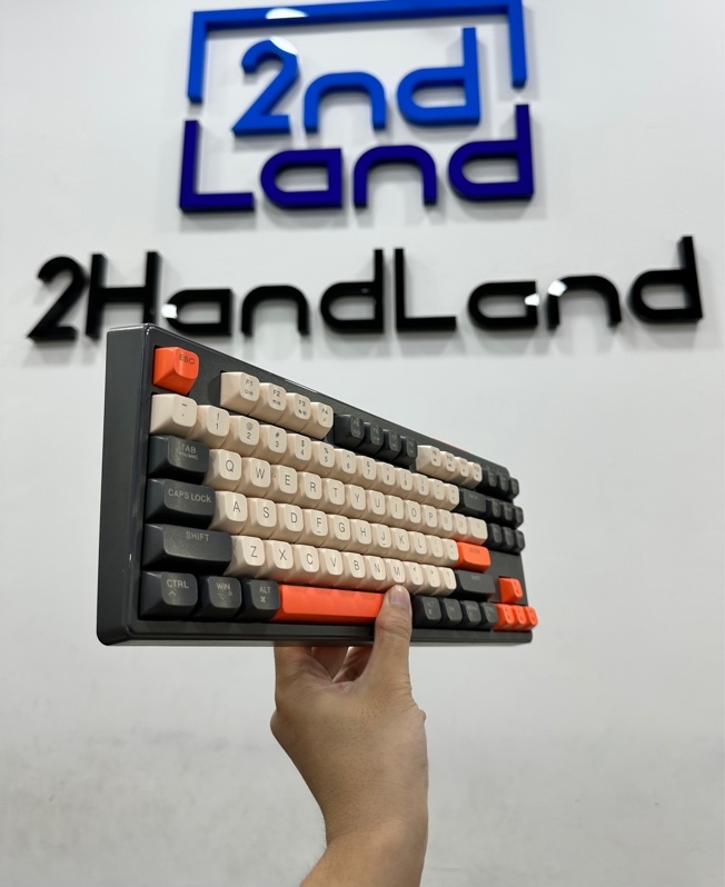 Bàn phím Freewolf M87 - 2 mode : Bluetooth + Receiver - Màu xám - Ngoại hình 98% - Kèm receiver