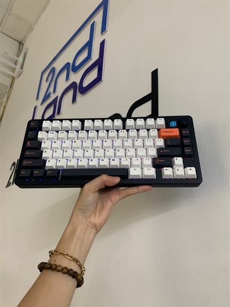 Bàn phím Furycube F75 - 2 mode ( dây + bluetooth ) - Màu đen - Ngoại hình: 98% - Thiếu receiver - Fullbox