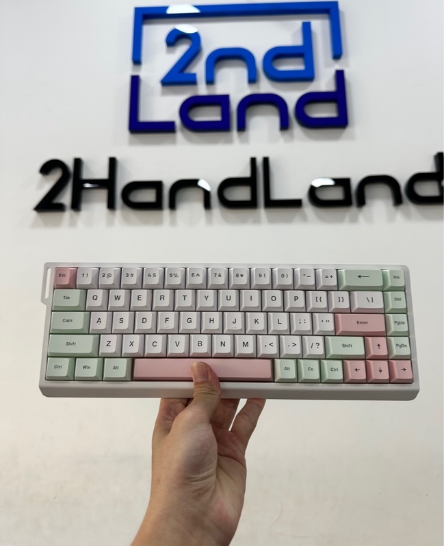 Bàn phím Furycube IP68S PRO - 3 Mode - Màu trắng hồng - Ngoại hình 98% - Fullbox