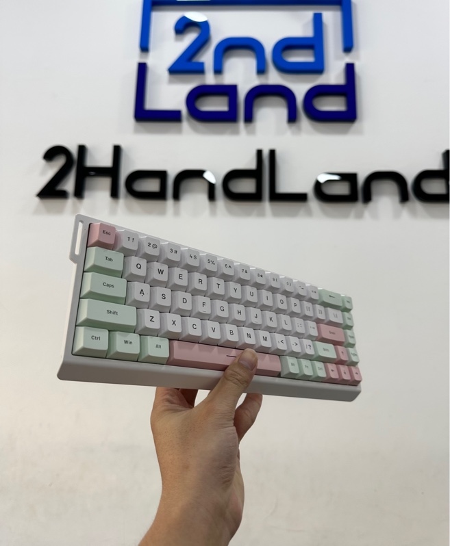 Bàn phím Furycube IP68S PRO - 3 Mode - Màu trắng hồng - Ngoại hình 98% - Fullbox