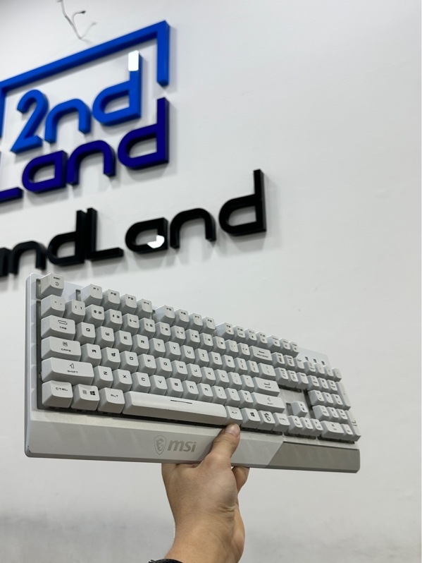 Bàn phím game MSI Vigor GK30 - 1 Mode dây - Màu trắng - Ngoại hình 97% - Body