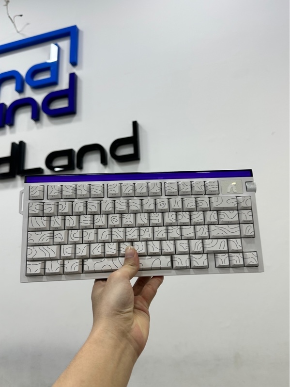 Bàn Phím Gaming Attack Shark R85 HE - 1 mode : dây - Màu trắng - Ngoại hình 97% - Kèm box