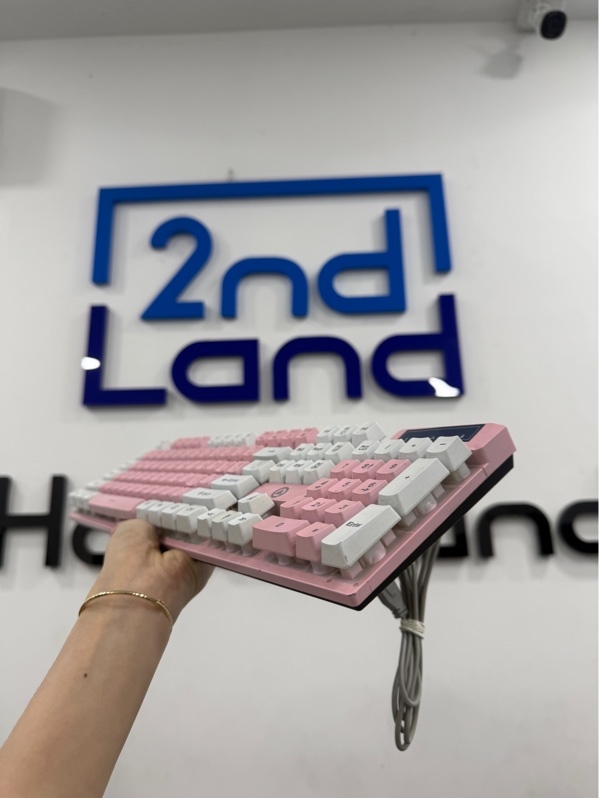 Bàn phím Gaming k500 - Màu hồng - Ngoại hình 97% - Không phụ kiện