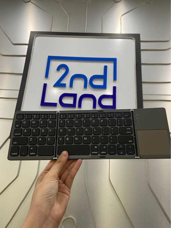 Bàn phím gập Bluetooth B033 Ultra Slim - Màu xám - Ngoại hình: 97% - Xước - Body