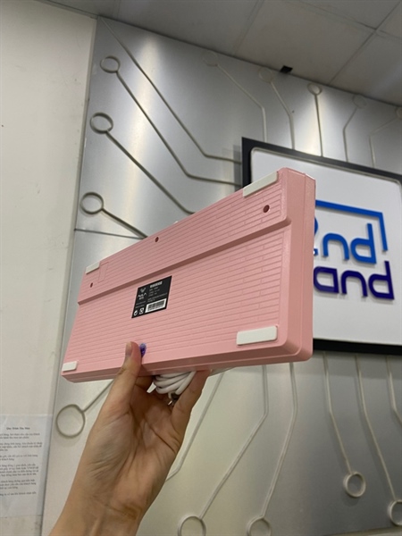 Bàn phím giả cơ Aula F3061 - 1 Mode - Màu hồng - Ngoại hình: 98% - Body 2