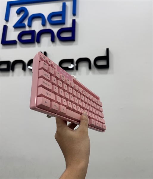 Bàn phím giả cơ Aula F3061 - 1mode : Dây - Màu hồng - Ngoại hình 98% - Body 1