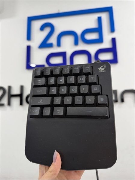 Bàn phím giả cơ FreeWolf K11 - Màu đen - Ngoại hình 97% - Phím trầy , keycaps lỏng lẻo - Body
