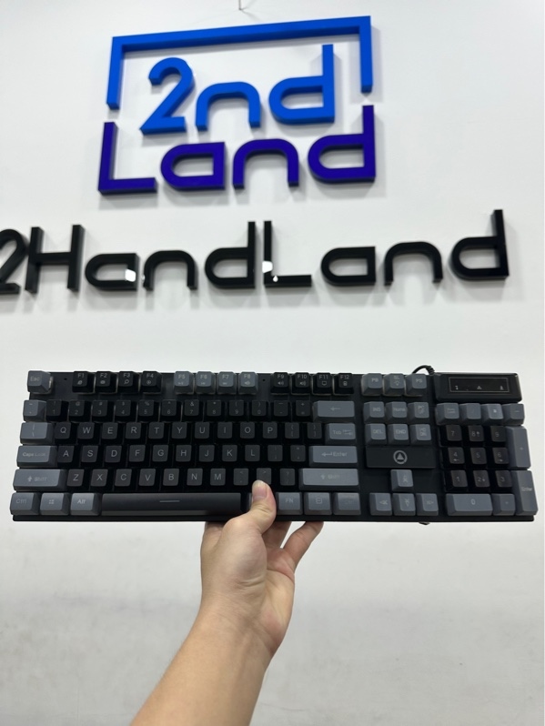 Bàn phím giả cơ gaming Yindiao K500 - 1 mode : Dây - Màu đen - Ngoại hình 96% - ố theo thời gian sử dụng, mất 2 chân đứng - Body
