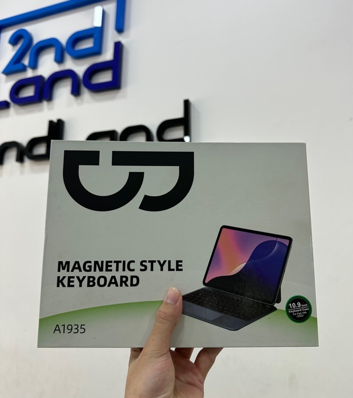 Bàn phím GOOJODOQ A1935 Ultra Thin Magic Keyboard for iPad Gen 10 10.9 inch 2022 - Màu đen - Newseal ( seal xấu )