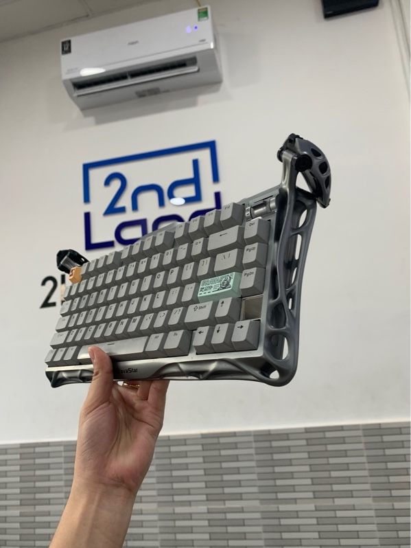 Bàn phím Gravastar GS K1 pro - 3 mod - Màu xám - Ngoại hình: 98% - Body