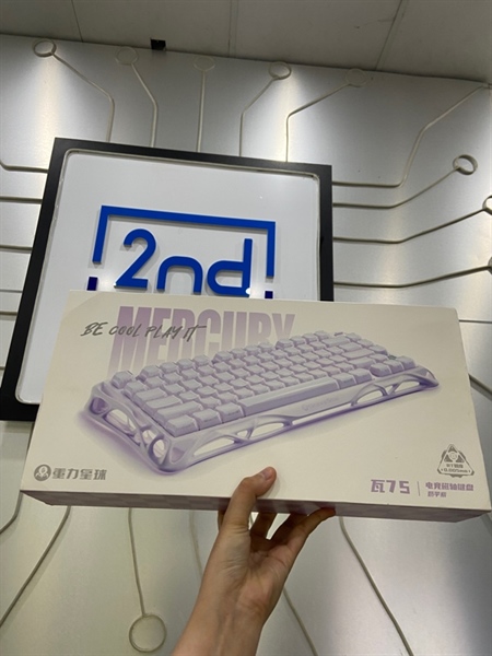 Bàn phím Gravastar Mecury V75 Magnetic Lavender Purple - Màu tím - Ngoại hình: 98% - FullBox