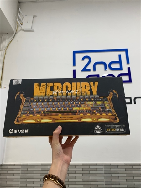 Bàn phím Gravastar Mercury K1 - 3 mode - Màu vàng - Ngoại hình: 98% - Box 3