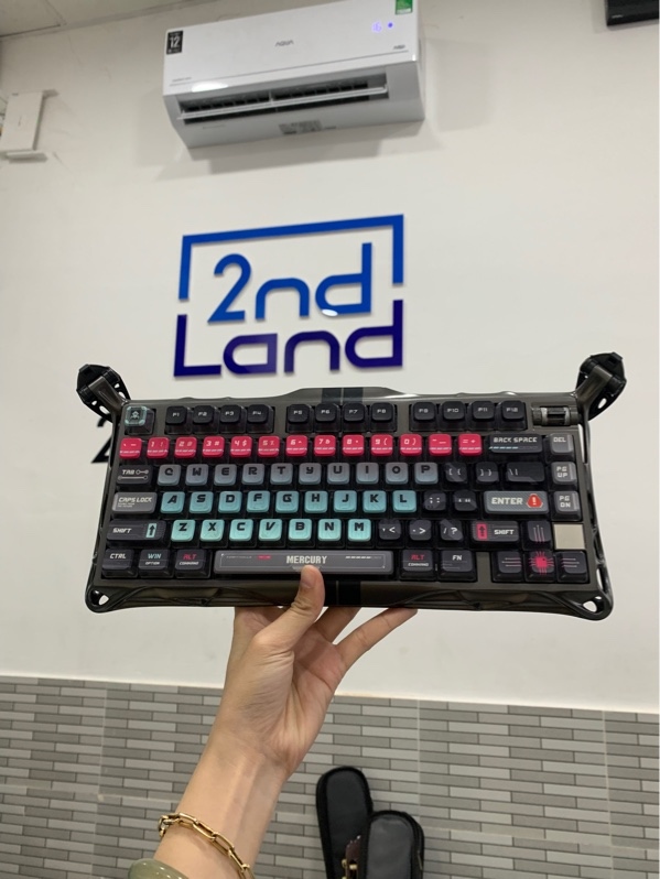Bàn phím Gravastar Merycury GS V75 Pro - Màu xám - Ngoại hình: 98% - Fullbox