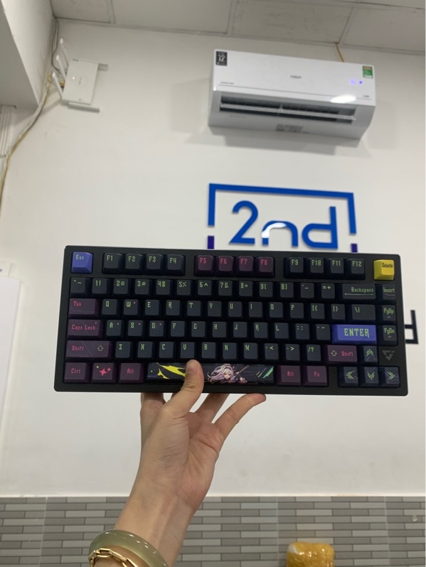 Bàn phím HE ATK RS7 RGB- Màu đen - Ngoại hình: 97% - Body
