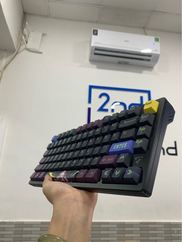 Bàn phím HE ATK RS7 RGB- Màu đen - Ngoại hình: 97% - Body