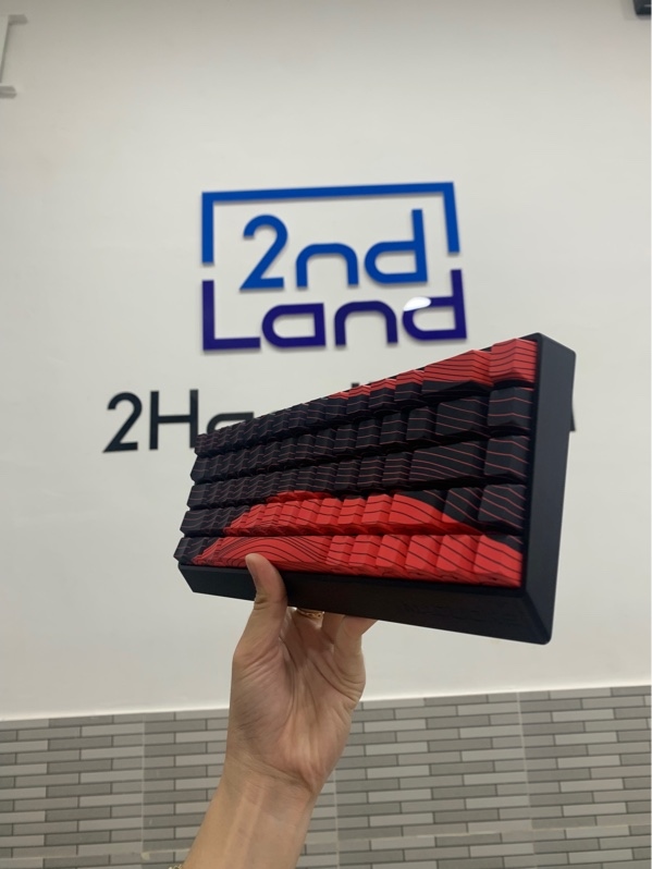 Bàn phím HE Fire68 Ultra V2 S - Màu đen đỏ - Ngoại hình: 98% - Fullbox