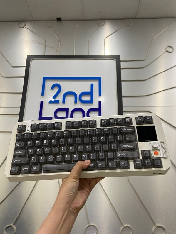 Bàn Phím HE MelGeek Centauri80 - Màu trắng - Ngoại hình: 97% - FullBox