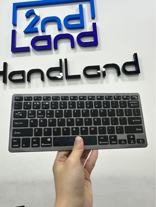 Bàn phím Hoco GM32 - 2 mode : bluetooth, receiver - Màu xám - Ngoại hình 97% - Phím hơi cong, Pin chai - Kèm receiver
