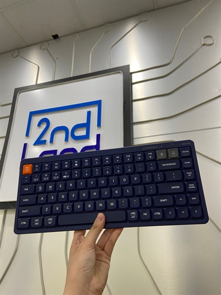 Bàn phím Hyperwork Silentkey Mini - Model: HPWTS01M - 3 Mode - Màu xanh - Ngoại hình: 98% - FullBox 1