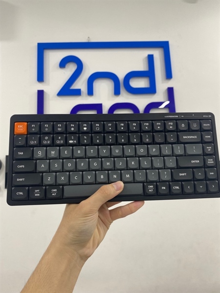Bàn phím HyperWork Silentley mini TS01M - 3 mode - Màu đen - Ngoại hình 98% - Kèm Box, Dây USB-C 1