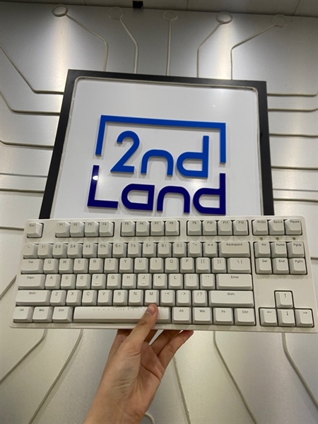 Bàn phím IKBC W200 - Blue Switch - 1 Mode: 2.4G - Không led - Màu trắng - Ngoại hình: 98% - Kèm Box + reseiver 1