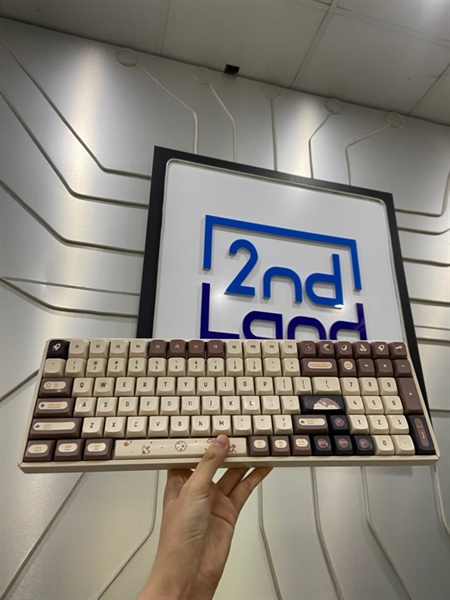 Bàn phím IQUNIX F97 Hitchhiker Wireless RGB - 3 Mode - Cherry Brown Switch - Màu kem - Ngoại hình: 98% - FullBox 1