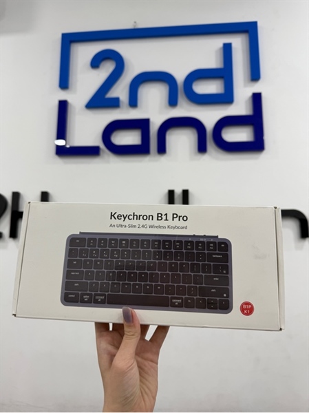 Bàn phím Keychron B1 pro - 3 mode - Màu xám - Ngoại hình 98% - FullBox