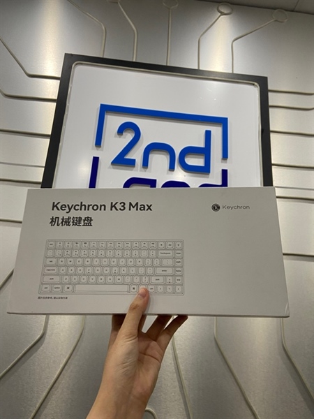 Bàn phím Keychron K3 Max - 3 Mode: dây + Wireless + Bluetooth - Màu trắng - Ngoại hình: 98% - FullBox