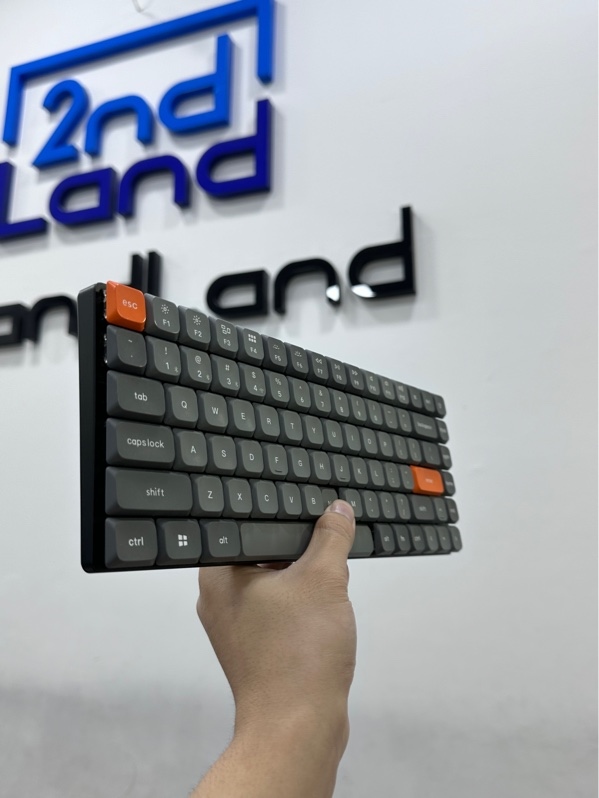 Bàn phím Keychron K3 Max Wireless Mechanical Keyboard - 3 mode : dây, dongle ( Receiver ), BT - Màu xám - Ngoại hình 98% - Fullbox (thiếu dây C)