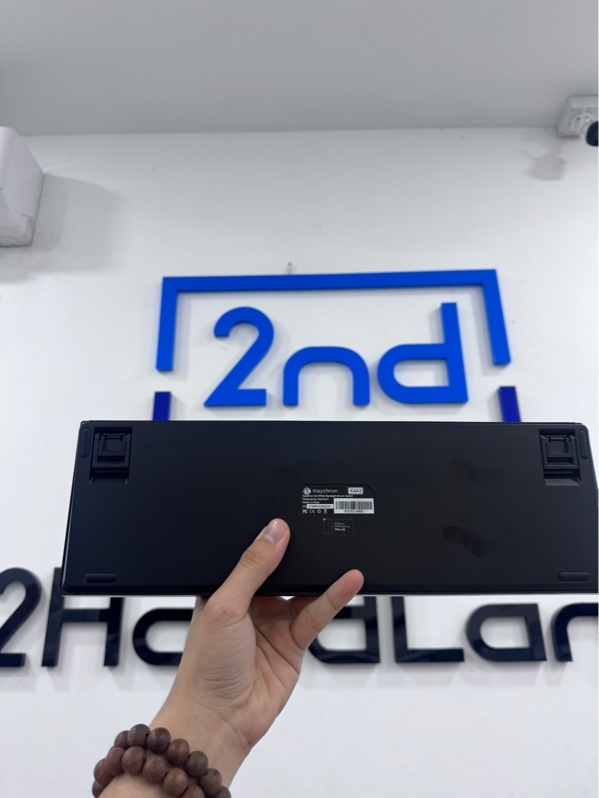 Bàn phím Keychron K4 ver 2 - 2 mode dây, bluetooth - Màu xám - Ngoại hình 97% - Led đơn, plate nhựa - Kèm box, dây usb-c