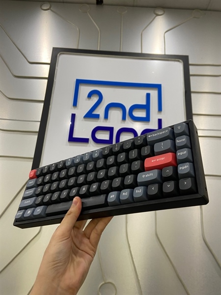 Bàn phím Keychron K6 K6P-J2Z - Led RGB - Blue Switch - 2 Mode : dây + Bluetooth - Màu đen - Ngoại hình: 97% - mất 1 đệm cao su - Kèm dây kết nối