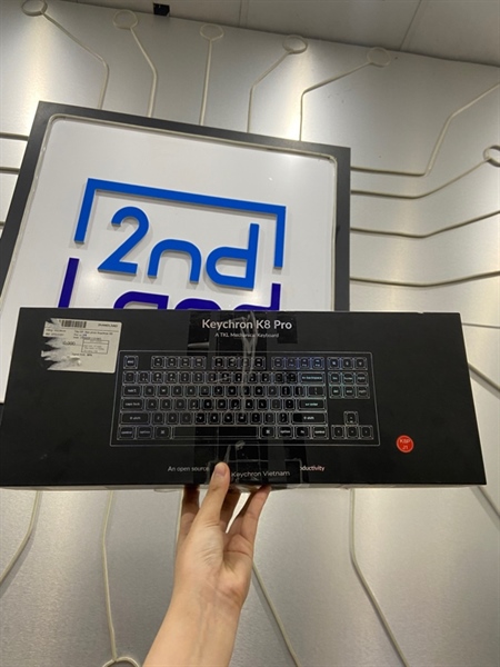 Bàn phím Keychron K8 Pro J1 - Màu đen -Ngoại hình: 98% - FullBox 3