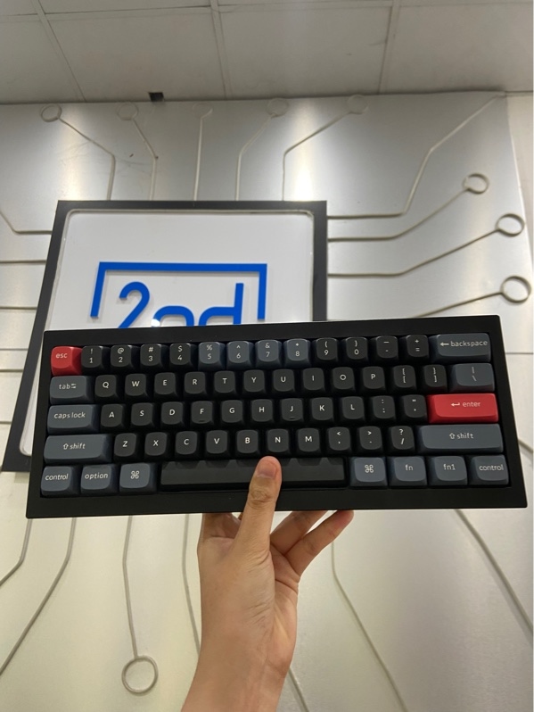 Bàn Phím Keychron Q4 - Switch Red - Màu đen - Ngoại hình: 98% - Kèm dây kết nối