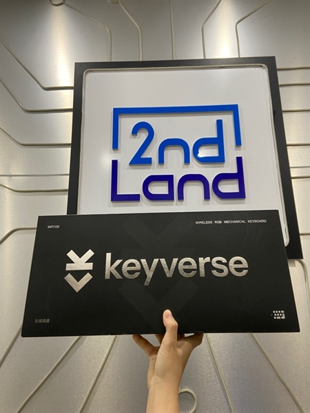 Bàn phím Keyverse INFI 100 - 3 mode : 2.4+Dây+Bluetooth - 2 mode : Win+Mac - RGB - Màu đen - Ngoại hình: 98% - FullBox 2