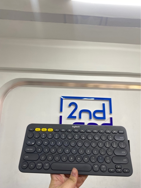 Bàn phím không dây Bluetooth Logitech K380 - Màu đen - Ngoại hình 98% - Body