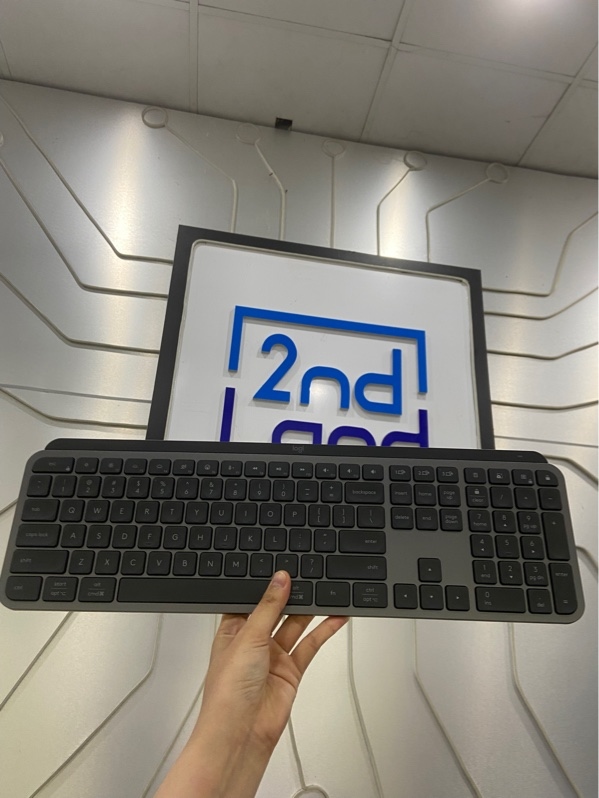 Bàn phím không dây Logitech MX Keys S - 2 mode (receiver, bluetooth) - Màu đen - Ngoại hình: 98% - Kèm Box