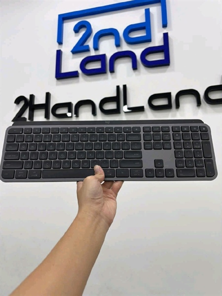 Bàn phím không dây Logitech MX Keys S Fullsize Graphite - Model :YR0073 - 2 Mode : Bluetooth , dongle - Màu đen - Ngoại hình 97% - Thiếu dongle