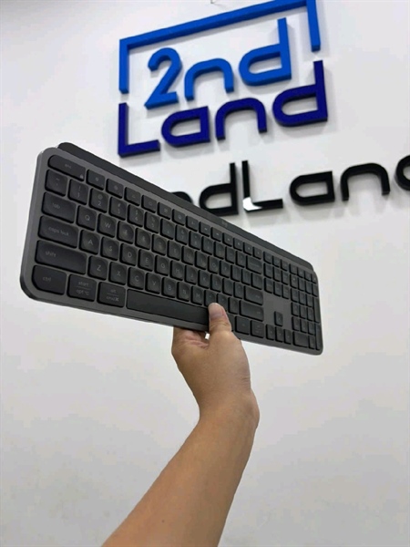 Bàn phím không dây Logitech MX Keys S Fullsize Graphite - Model :YR0073 - 2 Mode : Bluetooth , dongle - Màu đen - Ngoại hình 97% - Thiếu dongle 1