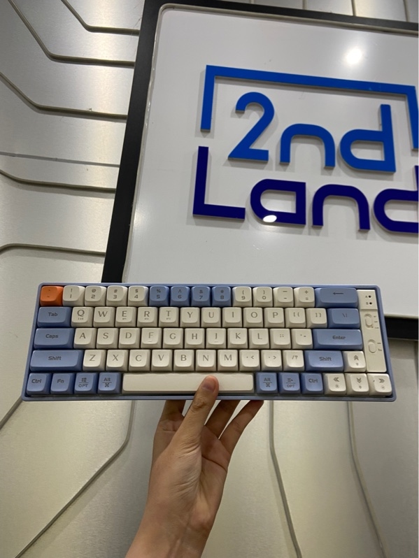 Bàn phím Langtu GK65 - 3 mode - Màu xanh - Ngoại hình: 97% - Body